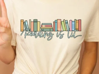 Reading is Lit, English Teacher Shirt, Reading Teacher Shirt, Reader Shirt, Librarian Shirt, Book Lover Shirt, Literature Teacher, ELA Shirt