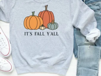 It's Fall Y'all Sweatshirt, Halloween Teacher Sweatshirt, One Thankful Teacher, Pumpkin Teacher Sweatshirt, I Teach the Cutest