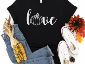 Love Pumpkin Tee Shirt Thanksgiving Shirt, Thanksgiving t shirt womens, family thanksgiving shirts, long sleeve