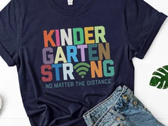 Kindergarten Strong, Zooming into Kinder, Kindergarten Teacher, Kindergarten Shirt, Distance Learning, Zoom School, Virtual Learning