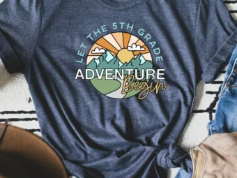 Let the 5th Grade Adventure Begin, 5th Grade Shirt, 5th Grade Teacher, Back to School Shirt, 5th Grade Team, Teacher Shirt