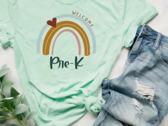 Pre-K Shirt, Pre-K Teacher, Preschool Teacher, PreK Shirt, PreK Teacher, First Day of School, Rainbow Teacher Tee