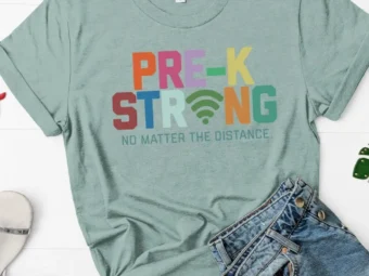 PreK Strong, Zooming into Prek, PreK Teacher, Preschool Shirt, Prek Shirt, Preschool Teacher, Zoom School, Virtual School, Distance Learning