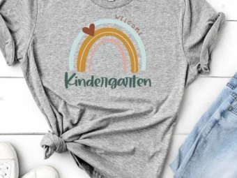 Welcome Kindergarten, Kindergarten Shirt, Kindergarten Teacher, First Day of School, Grade Team Shirts, Kindergarten Crew
