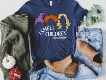 I Smell Children Shirt, Hocus Pocus Shirt, Funny Halloween Shirt, Halloween Teacher Shirt, Teacher Hocus Pocus, Witch Teacher Shirt