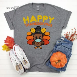 Happy Thanksgiving Mask Thanksgiving Shirt, family thanksgiving shirts, funny Thanksgiving 2021 t-shirts long sleeve