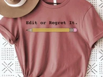 Edit or Regret It, ELA Teacher, English Teacher, Teacher Tee, Teacher Shirt, Grammar Shirt, Grammar Police, Reading Teacher, Grammar Teacher