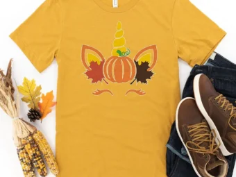 Unicorn Fall Pumpkin Thanksgiving Shirt, family thanksgiving shirts, funny Thanksgiving 2021 t-shirts long sleeve