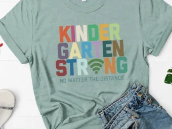 Kindergarten Strong, Zooming into Kinder, Kindergarten Teacher, Kindergarten Shirt, Distance Learning, Zoom School, Virtual Learning