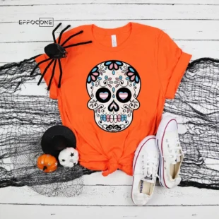 Transgender Halloween Shirt Sugar Skull Halloween Shirt, Trick or Treat t-shirt, Funny Halloween Shirt, Gay Halloween Shirt