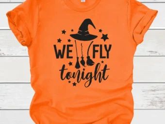 We Fly Tonight Halloween Tee Shirt, Halloween Shirt, Trick or Treat t-shirt, Funny Halloween Shirt, Gay Halloween Shirt