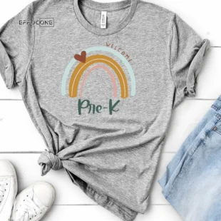 Pre-K Shirt, Pre-K Teacher, Preschool Teacher, PreK Shirt, PreK Teacher, First Day of School, Rainbow Teacher Tee