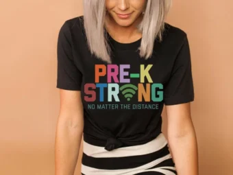 PreK Strong, Zooming into Prek, PreK Teacher, Preschool Shirt, Prek Shirt, Preschool Teacher, Zoom School, Virtual School, Distance Learning