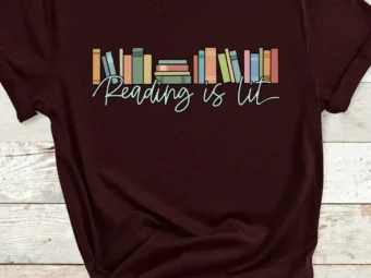 Reading is Lit, English Teacher Shirt, Reading Teacher Shirt, Reader Shirt, Librarian Shirt, Book Lover Shirt, Literature Teacher, ELA Shirt