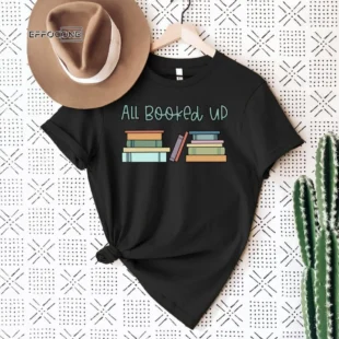 All Booked Up, English Teacher, ELA Teacher, Librarian Shirt, Librarian Gift, Bookworm Shirt, Literature Teacher, Reading Teacher