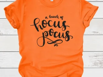 A bunch of hocus pocus, Halloween Shirt, Trick or Treat t-shirt, Funny Halloween Shirt, Gay Halloween Shirt