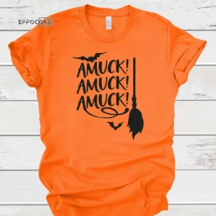 Amuck Amuck Amuck Halloween Shirt, Trick or Treat t-shirt, Funny Halloween Shirt, Amuck tshirt, amuck t shirt