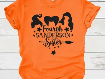 Fourth Sanderson Sister Tee Shirt, Halloween Shirt, Trick or Treat t-shirt, Funny Halloween Shirt, Gay Halloween Shirt