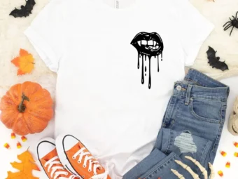 Halloween Vampire T-Shirt, Trick or Treat t-shirt, Funny Halloween Shirt, Sexy Halloween Party Shirt