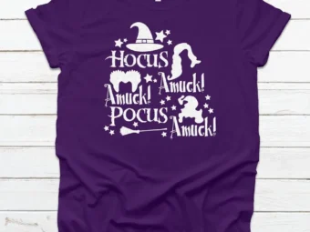 Hocus Amuck, Pocus Amuck Shirt, Halloween Shirt, Trick or Treat t-shirt, Funny Halloween Shirt, Gay Halloween Shirt