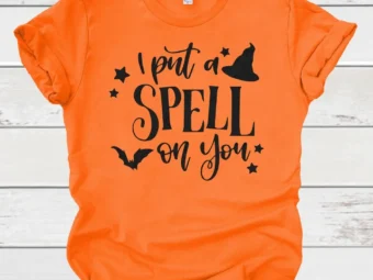 I put a spell on you Batty Witch Halloween Shirt, Trick or Treat t-shirt, Funny Halloween Shirt, Sanderson Sisters Halloween Shirt