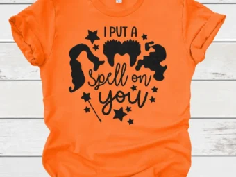 I put a spell on you Halloween Shirt, Halloween Shirt, Trick or Treat t-shirt, Funny Halloween Shirt, Sanderson Sisters Shirt