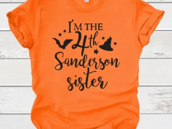 I'm The 4th Sanderson Sister Tee, Halloween Shirt, Trick or Treat t-shirt, Funny Halloween Shirt, Gay Halloween Shirt