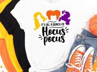 It's all a bunch of Hocus Pocus Tee, Halloween Shirt, Trick or Treat t-shirt, Funny Halloween Shirt, Sanderson Sisters Shirt