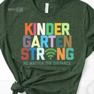 Kindergarten Strong, Zooming into Kinder, Kindergarten Teacher, Kindergarten Shirt, Distance Learning, Zoom School, Virtual Learning