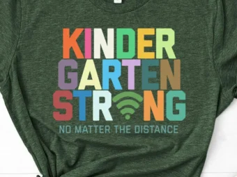 Kindergarten Strong, Zooming into Kinder, Kindergarten Teacher, Kindergarten Shirt, Distance Learning, Zoom School, Virtual Learning