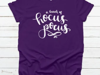 A bunch of hocus pocus, Halloween Shirt, Trick or Treat t-shirt, Funny Halloween Shirt, Gay Halloween Shirt