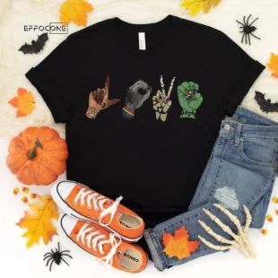 Halloween Monster Love Shirt, Trick or Treat t-shirt, Funny Halloween Shirt, Gay Halloween Shirt