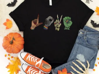 Halloween Monster Love Shirt, Trick or Treat t-shirt, Funny Halloween Shirt, Gay Halloween Shirt