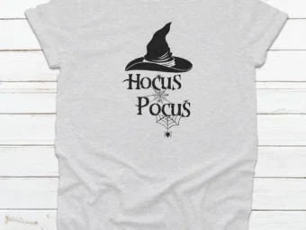 Hocus Pocus Witch Web Tee Shirt, Halloween Shirt, Trick or Treat t-shirt, Funny Halloween Shirt, Gay Halloween Shirt