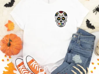 Rainbow Halloween Shirt, Trick or Treat t-shirt, Funny Halloween Shirt, Gay Halloween Shirt