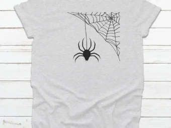Spider Web Halloween Tee Shirt, Halloween Shirt, Trick or Treat t-shirt, Funny Halloween Shirt, Gay Halloween Shirt