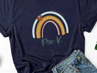 Pre-K Shirt, Pre-K Teacher, Preschool Teacher, PreK Shirt, PreK Teacher, First Day of School, Rainbow Teacher Tee
