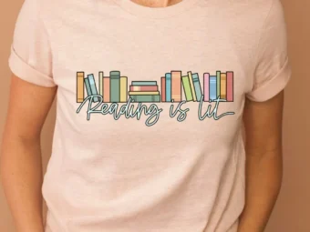 Reading is Lit, English Teacher Shirt, Reading Teacher Shirt, Reader Shirt, Librarian Shirt, Book Lover Shirt, Literature Teacher, ELA Shirt