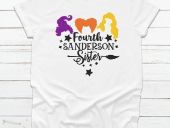 Fourth Sanderson Sister Tee Shirt, Halloween Shirt, Trick or Treat t-shirt, Funny Halloween Shirt, Gay Halloween Shirt
