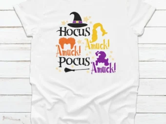 Hocus Amuck, Pocus Amuck Shirt, Halloween Shirt, Trick or Treat t-shirt, Funny Halloween Shirt, Gay Halloween Shirt