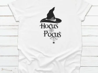 Hocus Pocus Witch Web Tee Shirt, Halloween Shirt, Trick or Treat t-shirt, Funny Halloween Shirt, Gay Halloween Shirt