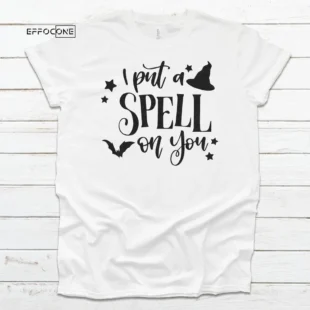 I put a spell on you Batty Witch Halloween Shirt, Trick or Treat t-shirt, Funny Halloween Shirt, Sanderson Sisters Halloween Shirt