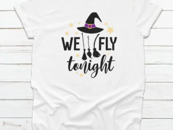 We Fly Tonight Halloween Tee Shirt, Halloween Shirt, Trick or Treat t-shirt, Funny Halloween Shirt, Gay Halloween Shirt