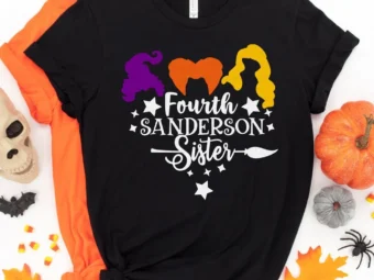 Fourth Sanderson Sister Tee Shirt, Halloween Shirt, Trick or Treat t-shirt, Funny Halloween Shirt, Gay Halloween Shirt