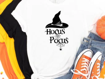 Hocus Pocus Witch Web Tee Shirt, Halloween Shirt, Trick or Treat t-shirt, Funny Halloween Shirt, Gay Halloween Shirt