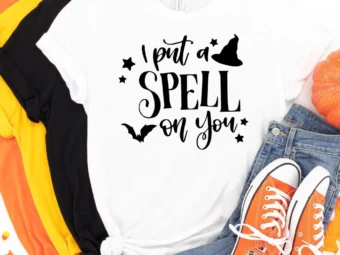 I put a spell on you Batty Witch Halloween Shirt, Trick or Treat t-shirt, Funny Halloween Shirt, Sanderson Sisters Halloween Shirt