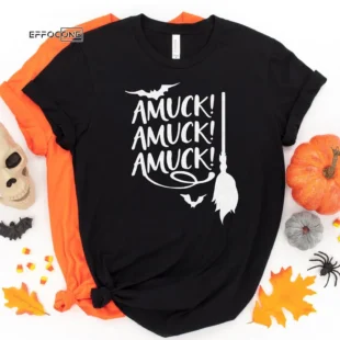 Amuck Amuck Amuck Halloween Shirt, Trick or Treat t-shirt, Funny Halloween Shirt, Amuck tshirt, amuck t shirt