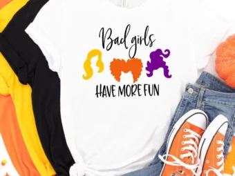 Bad Girls Have More Fun Halloween Shirt, Halloween Shirt, Trick or Treat t-shirt, Funny Halloween Shirt, Gay Halloween Shirt, LGBT Shirt