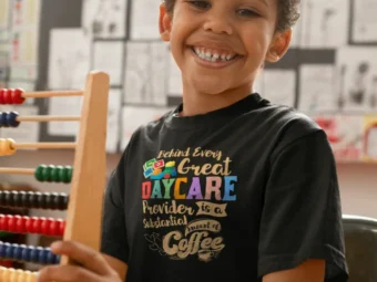 Coffee lover and childcare provider Daycare teacher