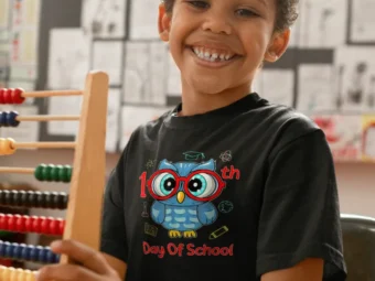 Cute Owl 100th School Day 100 Days Smarter